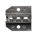 Rennsteig Die set for tab contacts (1.25 to 6mm²) compatible with Crimp Plier PEW12, P/No:624 745 3 0