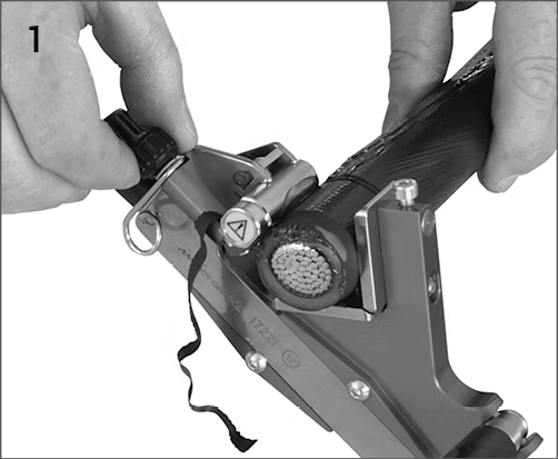 Intercable FBS - Cable Stripper for Vulcanized Semiconductive Layer ø 10 - 52 mm, P/No: 17220