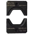 Intercable Hex compression dies DIN sim. 25 mm², P/No: MH25-45