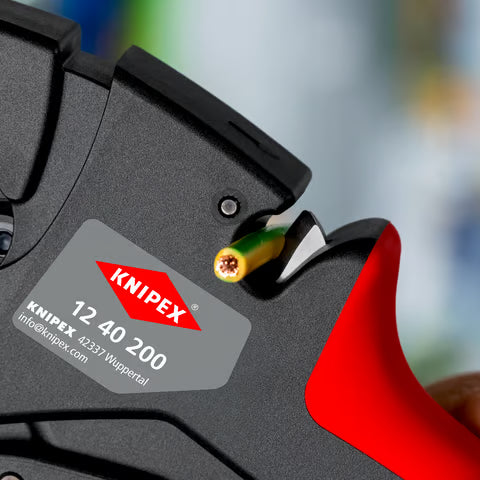 Knipex Self-Adj.Insulation Strippers 200mm P/No: 12 40 200