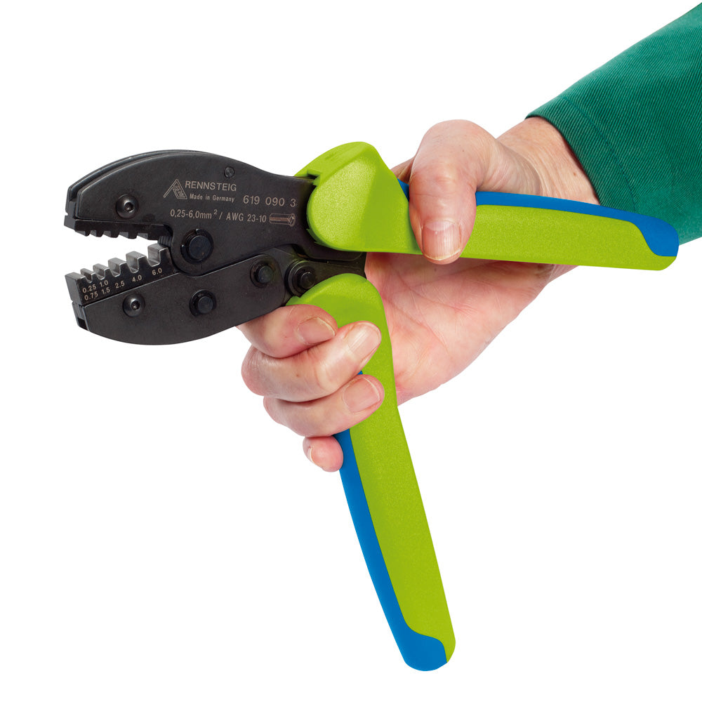 Rennsteig Crimping Plier PEW9 for uninsulate contacts (0.5 to 10 mm²), P/No:619 032 3